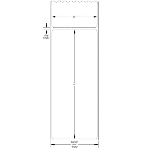 2" Core Stock Blank Labels | Kenco Label & Tag