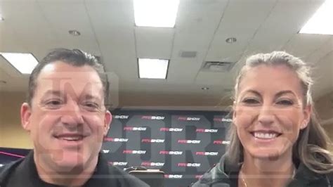 Tony Stewart Honored To Race For Wife Leah Pruett As Couple Prepares