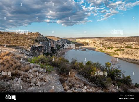 From An Overlook Of The Pecos River In Texas A Short Distance Before