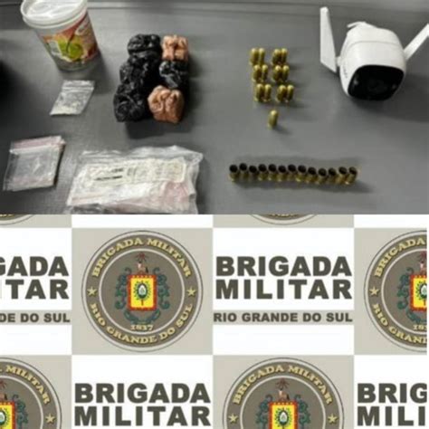 Brigada Militar Prende Homem Por Tr Fico De Drogas E Recupera Moto