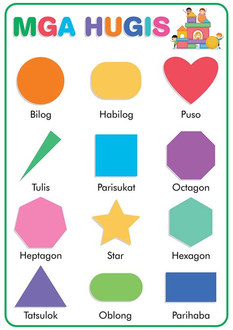 Shapes In Filipino Mga Hugis Sa Tagalog Nbkomputer