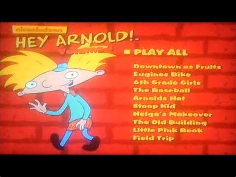 Dvd Menu Walkthrough To Hey Arnold Volume Youtube