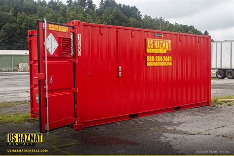 Shipping Container Chemical Storage Rentals BoxSAFE C U S Hazmat