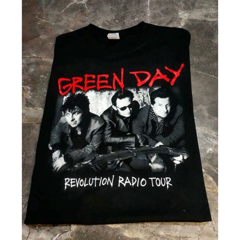 Jual Kaos Band Vintage Green Day Revolution Radio Tour Shopee Indonesia