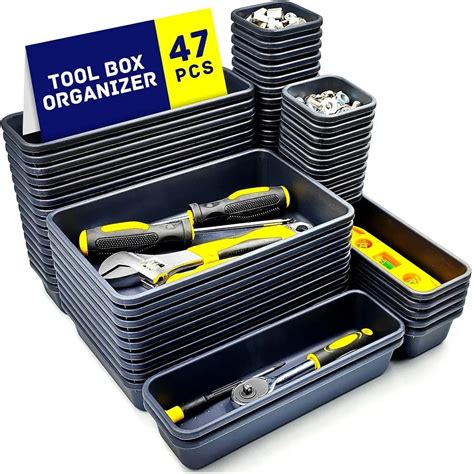 Pcs Tool Tray Tool Box Organizer Tray Dividers Set Workbench