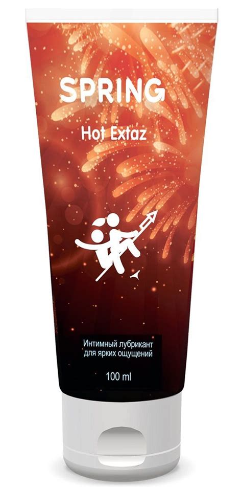 Согревающий интимный лубрикант Spring Hot Extaz - 100 мл. — купить в ...