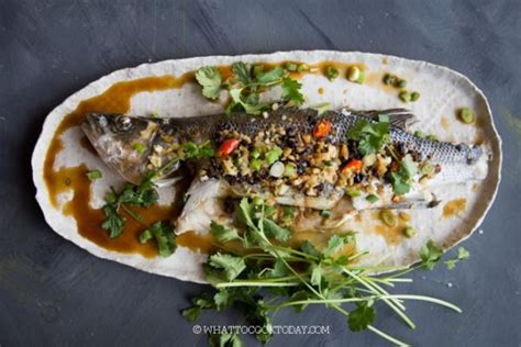 Chinese Steamed Whole Fish With Black Bean Sauce