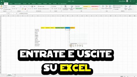 Entrate E Uscite Su Excel Ecco Come Creare Un Sistema Semplice Per Le