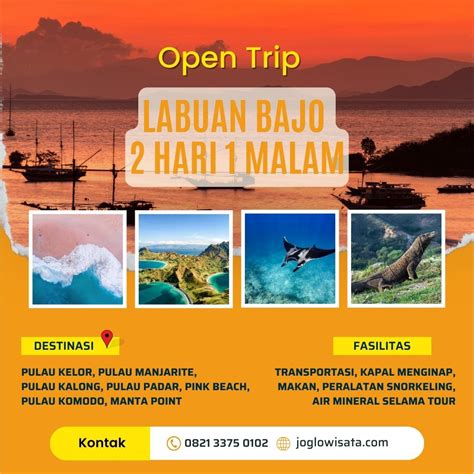 Open Trip Labuan Bajo Hari Malam Joglo Wisata