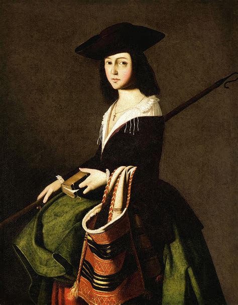 Saint Marina 1650 Painting By Francisco De Zurbaran Fine Art America