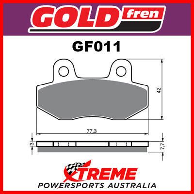 Hyosung Exceed 125 2002 2004 Goldfren Sintered Dual Sport Rear Brake