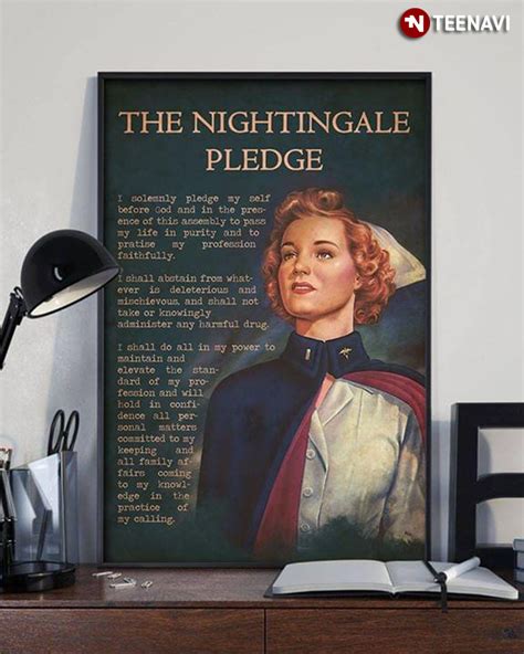 Vintage US Army Medical Corps Nurse The Nightingale Pledge TeeNavi