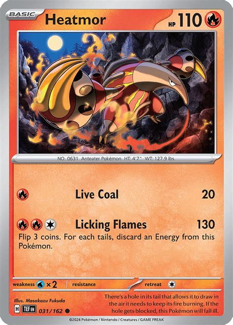 Heatmor Temporal Forces TEF 031 PkmnCards