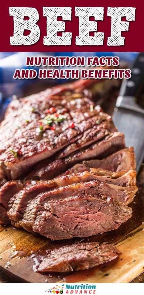 11 Health Benefits Of Eating Beef Beef Nutrition Facts Beef