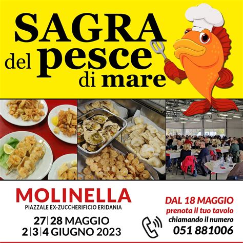 SAGRA DEL PESCE DI MARE A MOLINELLA 2023 Sagre Gastronomiche Emilia