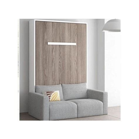 Les Tendances Lit Escamotable Vertical X Cm Avec Canap Tissu