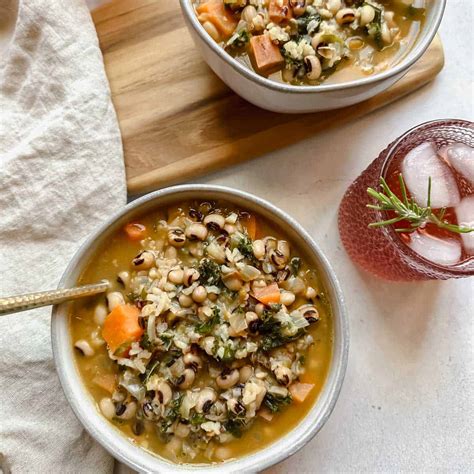 Black Eyed Pea Soup Recipe With Kale And Rice Vegan Plant Empowered Kitchen