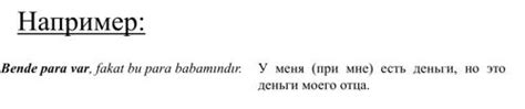 Синтаксические конструкции наличия и обладания в турецком языке. Основы ...