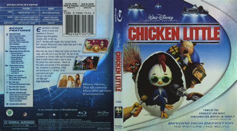 Chicken Little (2007) R1 Blu-Ray Cover & Label - DVDcover.Com