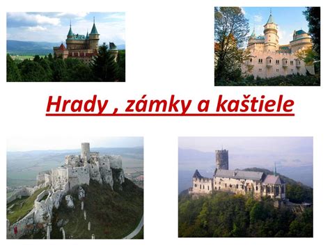 Hrady zámky a kaštiele ppt stáhnout