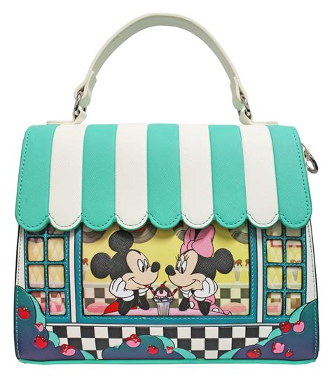 Disney Mickey Minnie Date Night Crossbody Bag Loungefly