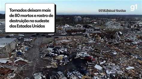 Vídeo Tornados deixam mais de 80 mortos e rastro de destruição no