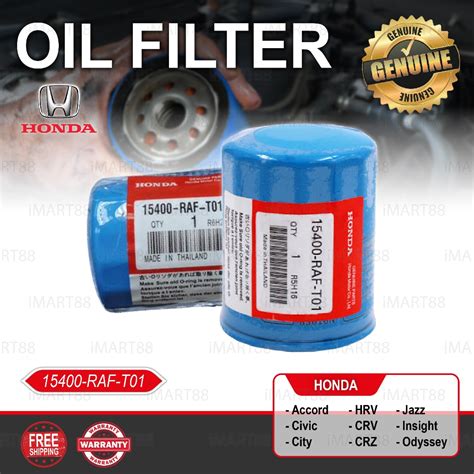 Original Honda Oil Filter Raf T Penapis Minyak City Civic