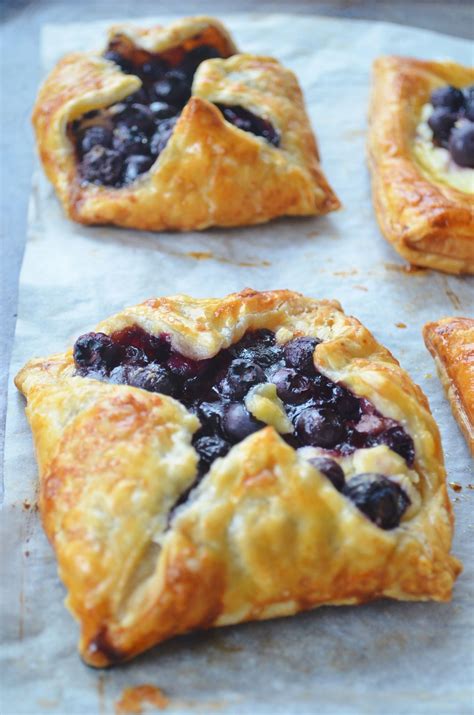 small batch  ingredients blueberry danish recipe blueberry