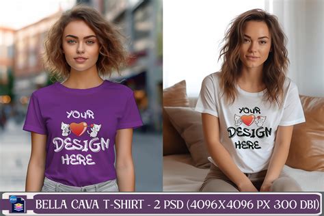 Bella Canvas T Shirt PSD Mockup Model Graphic By One Touch Creative