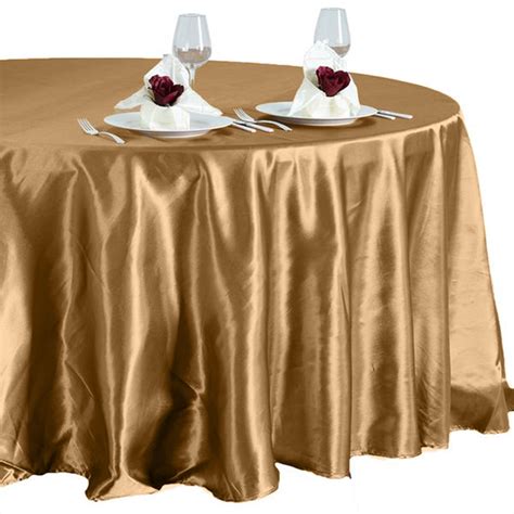 Pcs Round Satin Tablecloths Wedding Party Event Banquet