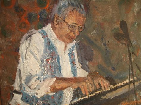 The Piano Man Painting By Edward Burbidge Fine Art America