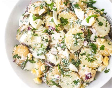 The Best Creamy Potato Salad Sims Home Kitchen