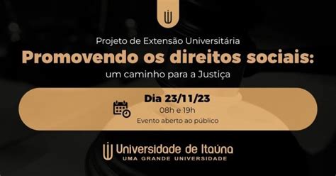 Projeto De Extens O Promovendo Os Direitos Sociais Um Caminho Para A