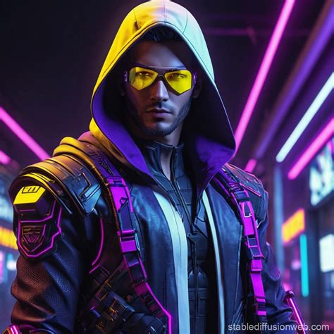 Cyberpunk Sniper Image Stable Diffusion Online