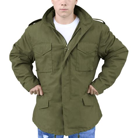 M65 Field Jacket Military Coat Army Mens Combat Parka Liner Surplus Olive Od Ebay