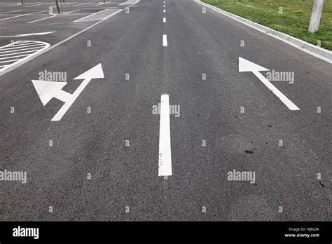 Pavement Asphalt Sign Straight Arrow Road Street Pictogram