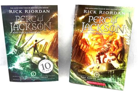 Disney Books Percy Jackson And The Olympians By Rick Riordan Book 1 And