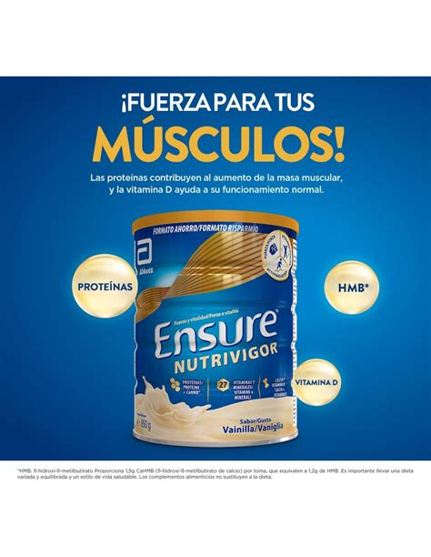 Ensure Nutrivigor Polvo Vainilla Gr