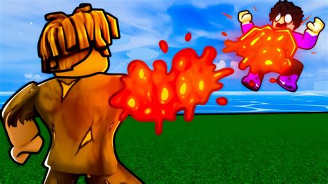 I Pretended To Be Noob With Awakened Magma Fruit Roblox Blox Fruits