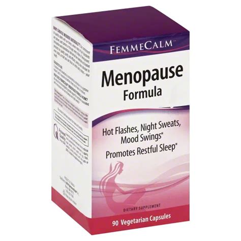 Webber Naturals Femmecalm Menopause Formula Dietary Supplement Shop