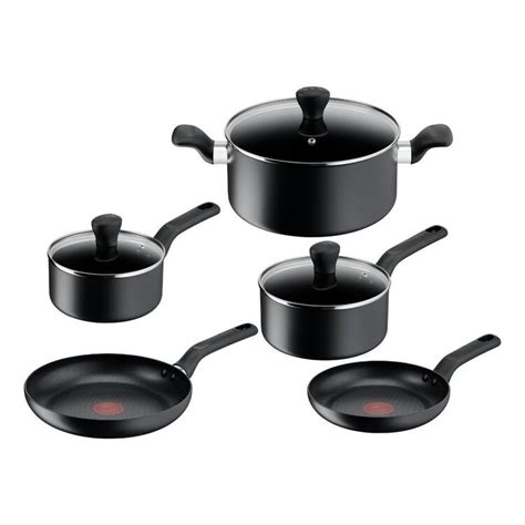 Tefal Comfort Non Stick 5 Piece Set Black