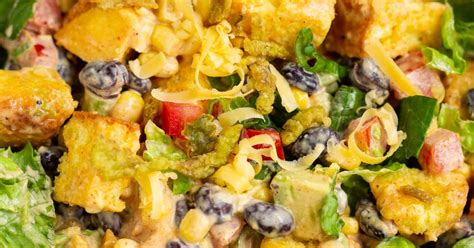 Tex Mex Cornbread Salad Recipe Samsung Food