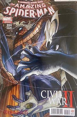 Civil War II Amazing Spider Man Portadas variantes Televisa México