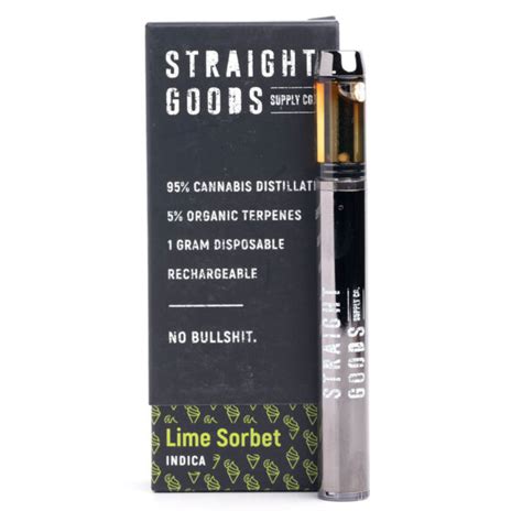 Shop Lime Sorbet Disposable Vape Straight Goods Herbandpot