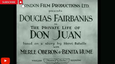 The Private Life Of Don Juan Douglas Fairbanks As An Aging