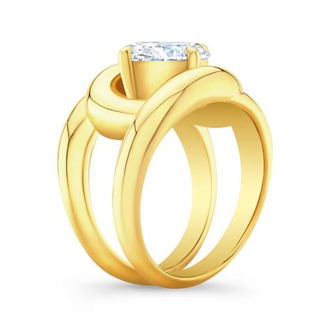 1 Ct Oval Cut Natural Diamond Twisted Ring Gia Certified Diamond
