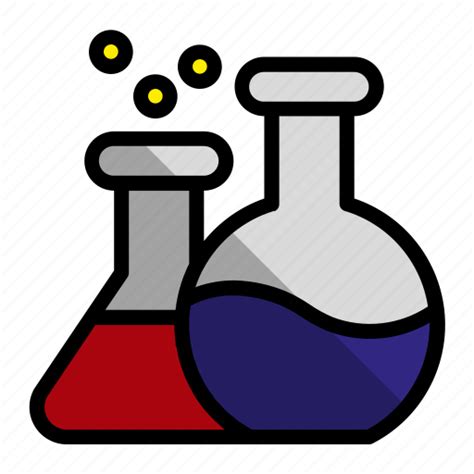 Chemical Reaction Chemistry Reaction Education Icon