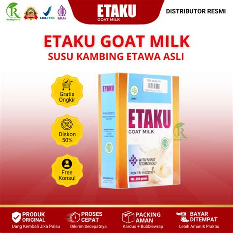 Jual Etaku Goat Milk 100 Asli Susu Kambing Etawa Original Bubuk