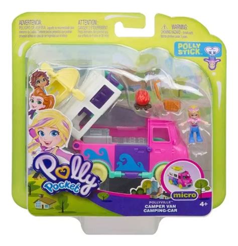 Polly Pocket Micro Pollyville Camper Van Camping Car Mattel Meses Sin