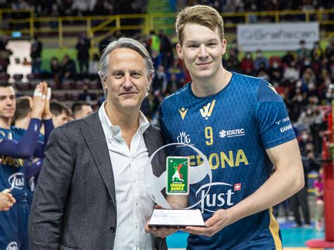 Rok Mozic Premiato Credem Banca Mvp Di Febbraio Lega Pallavolo Serie A